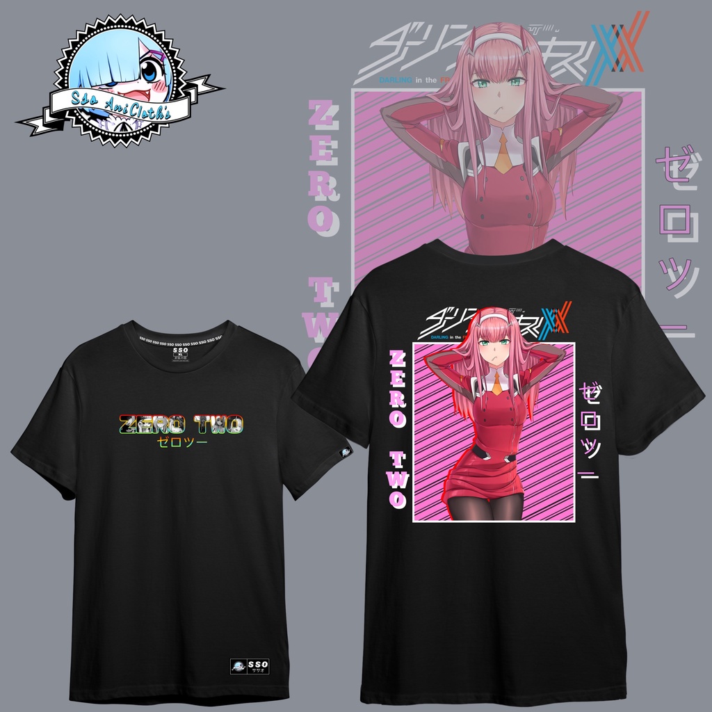 Anime Shirt - Zero Two v4 - Darling In The Franxx_02