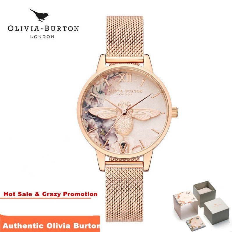 Olivia Burton Ob OB16PP40 นาฬิกาข้อมือ สําหรับผู้หญิง