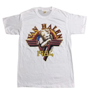 เสื้อวงวินเทจ van halen 90’ ผ้าบ้าง50/50 เดี่ยวบนล่าง