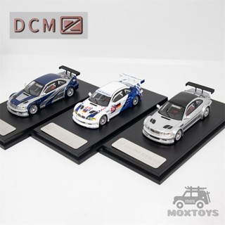 โมเดลรถยนต์ DCM 1:64 BMW M3 GTR E46 Diecast ของเล่นสําหรับเด็ก