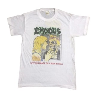 เสื้อวงวินเทจ EXODUS ผ้าบ้างมุ้ง 50/50 สวยๆถูถๆ