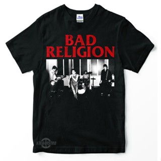 เสื้อยืด พิมพ์ลายวงดนตรี bad religion LIVE 1980s สไตล์พังก์ พรีเมี่ยม