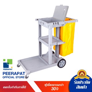 รถเข็นทำความสะอาด CSP-160 CLEANING CART GREY (D-011)