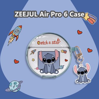 【ของแท้】เคสหูฟัง แบบนิ่ม ลายการ์ตูนน่ารัก สําหรับ ZEEJUL Air Pro 6 Air Pro 6