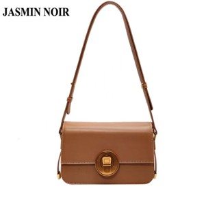 Jasmin NOIR กระเป๋าสะพายไหล่ กระเป๋าถือ หนัง PU สําหรับสตรี