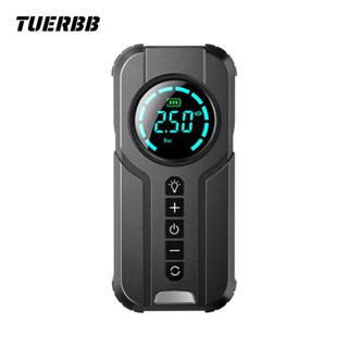 Tuerbb AP01 เครื่องปั๊มลมยางดิจิทัล แบบพกพา 150PSI สําหรับยางรถยนต์ 12V DC