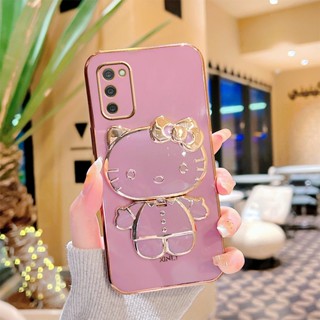 เคสโทรศัพท์มือถือ กันกระแทก ลายแมว KT แฟชั่น สําหรับ Samsung Galaxy M23 M53 M33 M14 M31 M12 M22