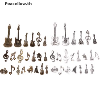 Peacellow จี้รูปตัวโน้ตดนตรี Ch โลหะผสม สไตล์วินเทจ สําหรับทําเครื่องประดับ DIY 21 ชิ้น ต่อชุด