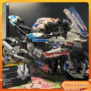 Technic BMW M 1000 RR 42130 Model Building Building (1,925 ชิ้น) หน่วยการสร้างสำหรับเด็กของเล่นเด็กก่อสร้าง