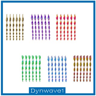 [Dynwave1] ก้านเกลียวสะท้อนแสง 12 นิ้ว สําหรับตกแต่ง 6 ชิ้น