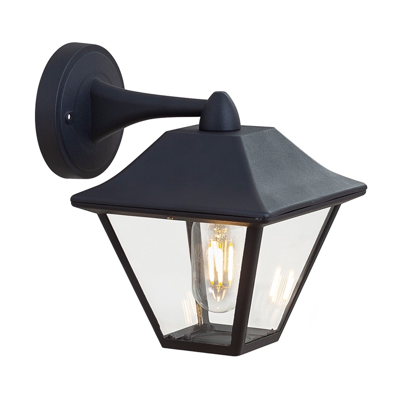 โคมไฟกิ่งภายนอก 1xE27 LUZINO รุ่น RH1876W(BK) สีดำ