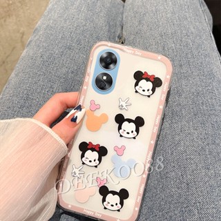 ใหม่ เคสโทรศัพท์มือถือ TPU นิ่ม แบบใส ปิดด้านหลัง ลายการ์ตูน MK MN น่ารัก สําหรับ OPPO Reno 8 8T Reno8T Reno8 T 5G 4G 2023