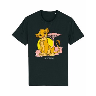 เสื้อยืด พิมพ์ลาย Amine Funny Tees The Lion King Simba สีพาสเทล สําหรับผู้ชาย_01