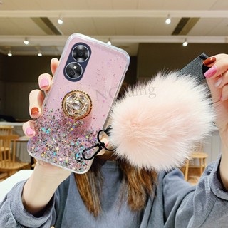 เคสโทรศัพท์มือถือ Tpu นิ่ม ประดับพลอยเทียม หรูหรา พร้อมสายคล้อง สําหรับ OPPO Reno8 T 4G Reno8T 5G