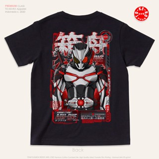 แขนสั้นโอเวอร์ไซส์เสื้อยืด พิมพ์ลาย Kamen Rider Zero ONE Series ARK ONE สีดําS-3XL_02