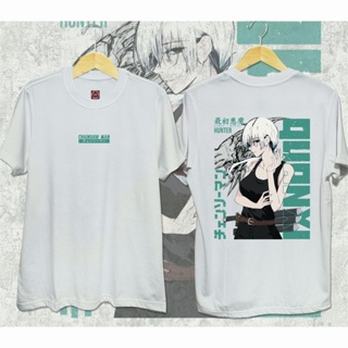 tshirt Chainsaw Man - Quanxi อะนิเมะเสื้อคลาสสิกเสื้อยืดผ้าฝ้ายเสื้อสำหรับชายหญิง(S-5XL)