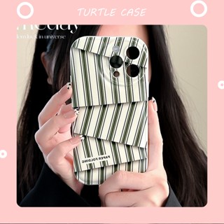 [พร้อมส่ง] เคสโทรศัพท์มือถือ ลายทาง สร้างสรรค์ สําหรับ Apple iPhone 14 13 12 11 PROMAX XS XR XSMAX SE2020 6 7 8PLUS MINI