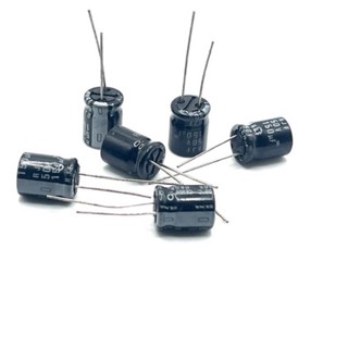 แพ็คละ5 ตัว  c capacitor 150uf 35v 50v 450v