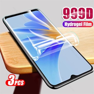 3PCS 999D Curved Soft Hydrogel Film for Oppo A17 A17k A 17 k 17k 4G 2022 6.56" Screen Protector Not Glass On Oppoa17 Oppoa17k 4G