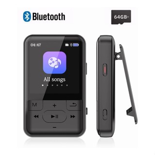 เครื่องเล่น mp3 64GB พร้อมหน้าจอ 1.54 นิ้ว เครื่องบันทึกเสียง