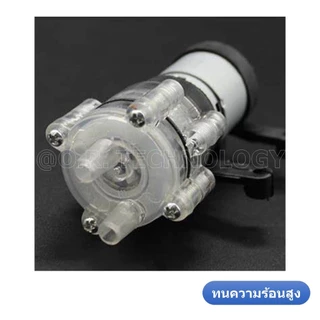 (1ชิ้น) NC506 ปั๊มน้ำ ชนิดทนความอุณหภูมิสูง แบบใส MINI Aquarium Water Pump R385 6-12VDC (High Temperature Resistant) ...