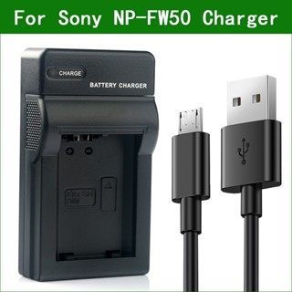 ที่ชาร์จแบตเตอรี่ NP-FW50 NP FW50 Micro USB สําหรับ Sony Alpha ILCE-7R ILCE-7 a7R a7s a7 ILCE-3000 a3000 a5000 a6000 a6300 a6400 a6500