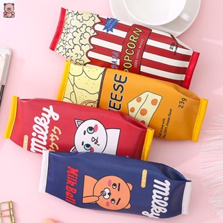 【cele】กล่องดินสอ ลายขนมขบเคี้ยว สไตล์เกาหลี เรียบง่าย น่ารัก สําหรับใส่เครื่องเขียนนักเรียนมัธยมต้น YUE