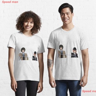 ราคาระเบิดSpeed man Bungo Stray Dogs เสื้อยืด bungo สุนัขจรจัด dazai chuuya Essential T-Shirt เสื้อคู่รัก womenS-3X_09