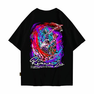 Baju Roronoa Zoro Seppuku Cyberpunk Version Zorojuro Anime One Piece T-Shirt Clowor T-Shirt SunnyGo_12