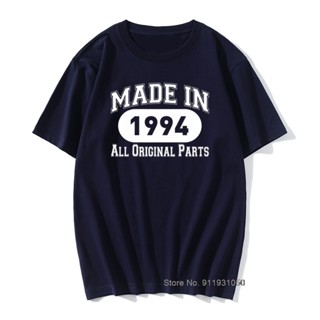 Crop T-Shirt Short Sleeve Cotton Printed Made in 1994 Vintage Style For Men 27 Years S-5XL_03