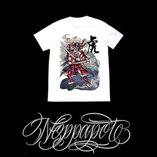 Noppapot นปพต x  ลายเสือซามูไร เสื้อยืด*วินเทจ*สกรีนลาย ผ้าcotton100% ราคาโรงงาน แบรนด์คนไทย มีเก็บปลายทาง_02