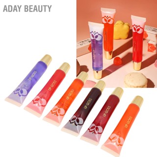  Aday Beauty ลิปกลอสลิปกลอส 6 ชิ้นน้ำมันส่องแสงเปลี่ยนสีให้ความชุ่มชื้นให้ความชุ่มชื้นอวบอิ่มสำหรับแต่งหน้า