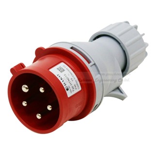 "DAKO PLUG" HTN 015 ปลั๊กตัวผู้กลางทาง (3P+N+E) 16A 400V 6H IP44