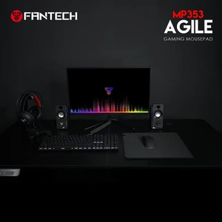 Fantech Agile Gaming Mousepad มี 2 รุ่น MP353 ขนาด 35cm และ MP453 ขนาด 45cm แผ่นรองเม้าส์ แบบสปีด for Esports