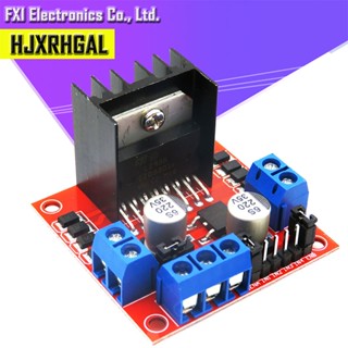 ใหม่ บอร์ดโมดูลควบคุมสเต็ปมอเตอร์ไดร์ฟ Dual H Bridge DC L298N MOTOR DRIVER 1 ชิ้น