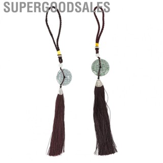 Supergoodsales Craft Tassel  Keychain Tassel Porcelain Bead  for Bag