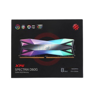 RAM แรม DDR4(3200) ADATA 16GB (8GBX2) D60 XPG RGB