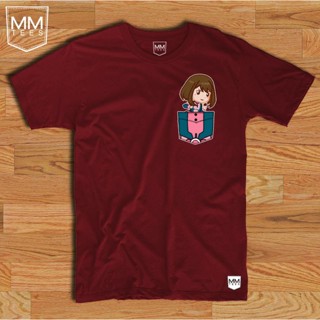 BOKU NO HERO ACADEMIA MY HERO ACADEMY, OCHACO URARAKA POUCHIE SHIRT ANIME CHIBI POCKET T-SHIRT TEE M_04