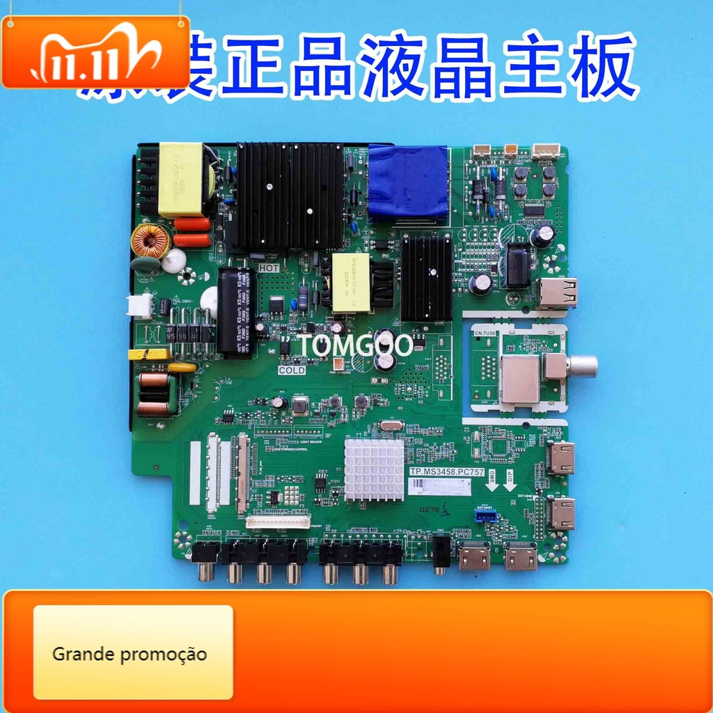 ทีวี QSJZHY เมนบอร์ด LCD TP.MS3458.PC757 U18092200-0a0017 pxb2