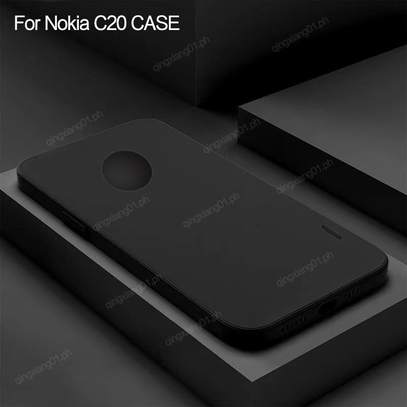 เคส Nokia C20 สําหรับ Nokia C10 C20 G21 สีดํา เคสโทรศัพท์ฝ้าพุดดิ้ง