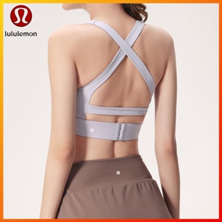 Lululemon สปอร์ตบรา เซ็กซี่ ถอดได้ ความแข็งแรงสูง สําหรับเล่นโยคะ WB9617