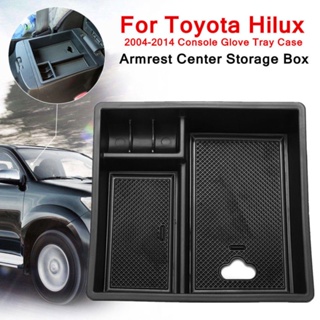 ขายดี กล่องเก็บของที่เท้าแขนคอนโซลกลางรถยนต์ สําหรับ Toyota Hilux VIGO Fortuner Innova 2004-2014