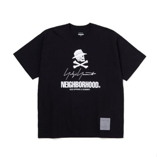 พร้อมส่ง เสื้อยืดแขนสั้น มีฮู้ด ลาย YOSHI YAMAMOTO NBHD 23AW