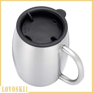 [Lovoski1] แก้วกาแฟสเตนเลส สองชั้น มีฉนวนกันความร้อน