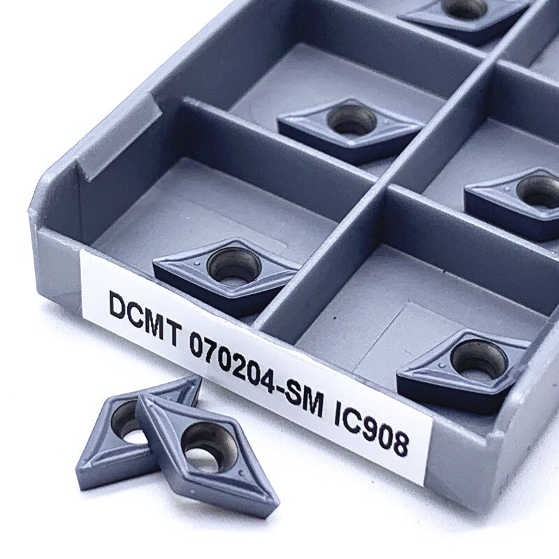 oad DCMT070204 VP15TF/UE6020/US735ความแม่นยำสูงเครื่องกัดโลหะเครื่องมือ DCMT070204-SM IC907/908 DCMT