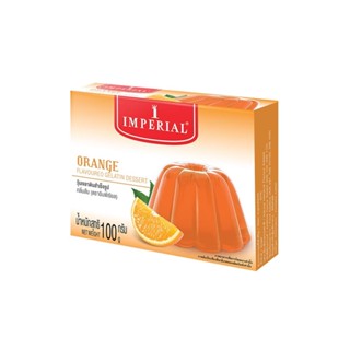 อิมพีเรียลเยลลี่ผง GERATIN ส้ม 100ก.IMPERIALDESSERT ORANGE 100G.