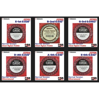 (แบ่งขาย) สายปลีก สายคลาสสิค สายกีต้าร์คลาสสิค D'Addario J27…