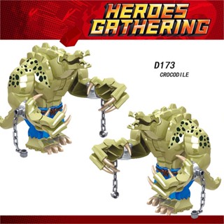 Large Size Marvel Series Crocodile Cull Obsidian lego Minifigures and Building Blocks Assemble Toys D173