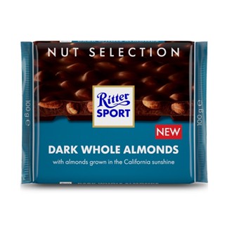 ริตเทอร์สปอร์ตดาร์กโฮลอัลมอนด์ SPORT 100 กรัมRITTERDARK WHOLE ALMOND100G.