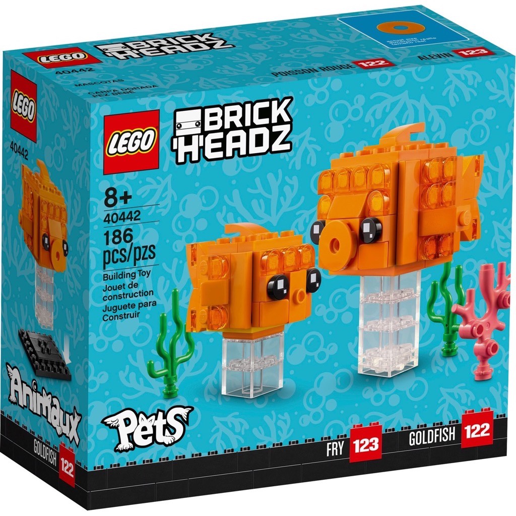 LEGO BrickHeadz 40442 Goldfish กล่องสวย พร้อมส่ง ของเเท้ 100%